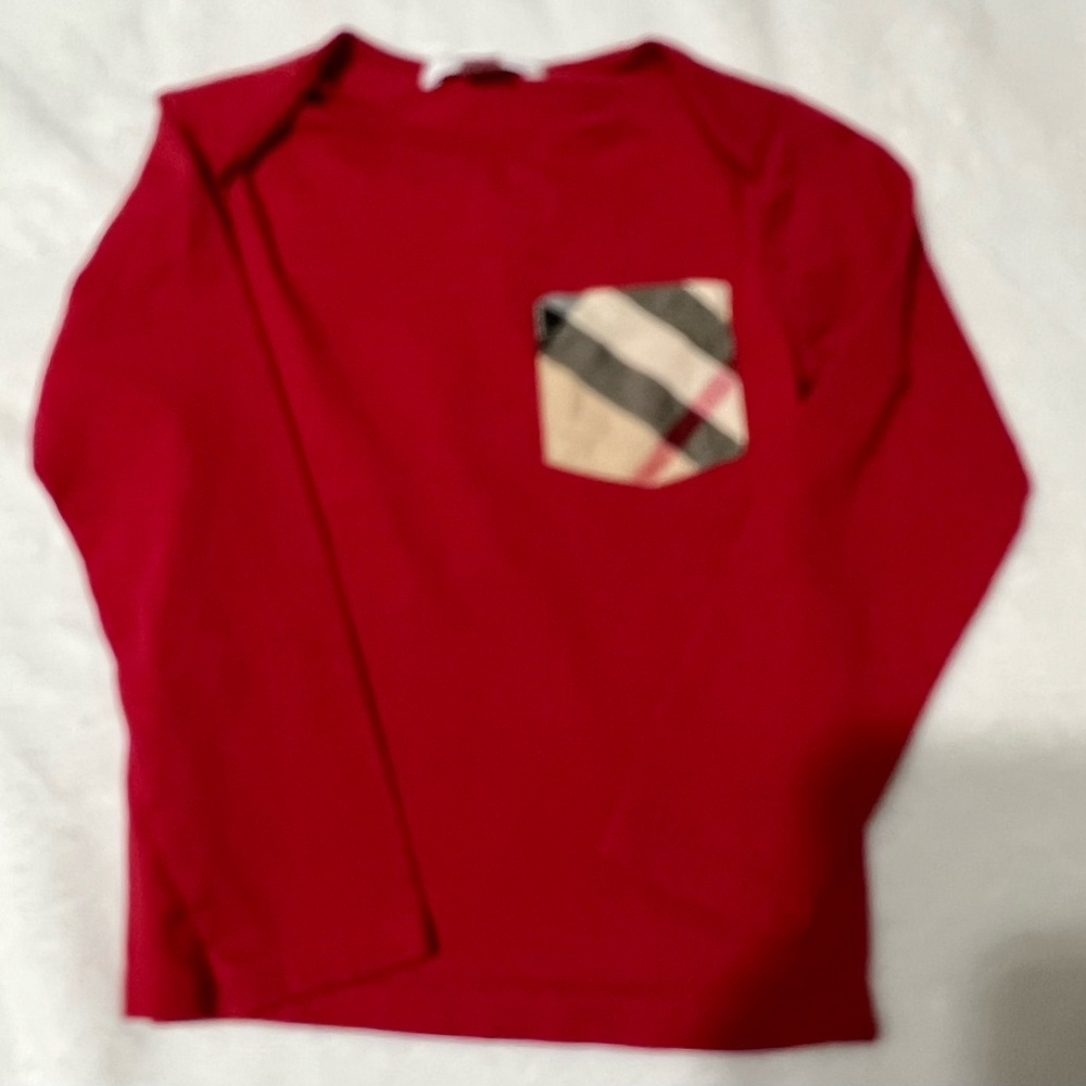 Burberry kids long sleeve tee